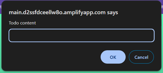 To-Do List App with AWS as the Backend screenshot 3