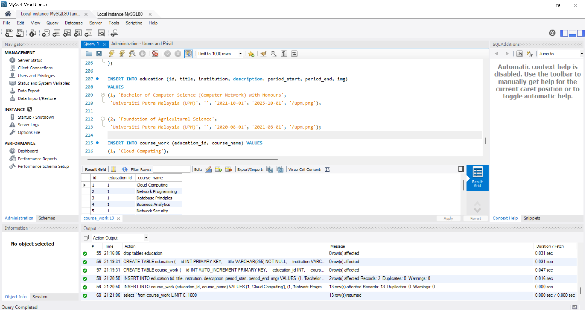 Cloud-Native Portfolio Application screenshot 2